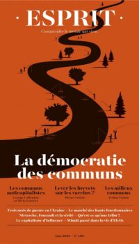 Couverture du livre ESPRIT - LA DEMOCRATIE DES COMMUNS - JUIN 2022