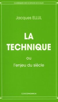 Couverture du livre TECHNIQUE OU L'ENJEU DU SIECLE (LA)