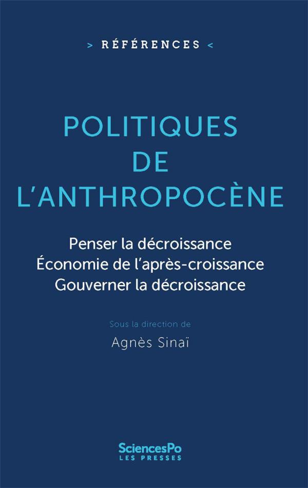 Couverture du livre POLITIQUES DE L'ANTHROPOCENE