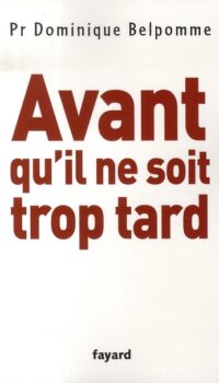 Couverture du livre AVANT QU'IL NE SOIT TROP TARD