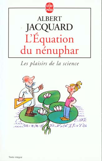 Couverture du livre L'EQUATION DU NENUPHAR - LES PLAISIRS DE LA SCIENCE