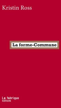 Couverture du livre LA FORME-COMMUNE