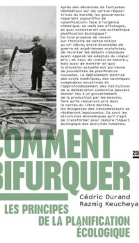 Couverture du livre COMMENT BIFURQUER - LES PRINCIPES DE LA PLANIFICATION ECOLOGIQUE