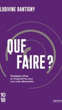 Couverture du livre QUE FAIRE ? - STRATEGIES D'HIER ET D'AUJOURD'HUI POUR UNE VRAIE DEMOCRATIE