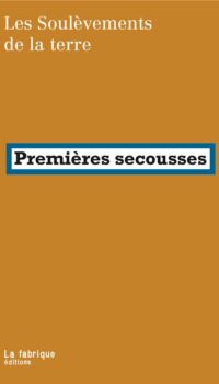 Couverture du livre PREMIERES SECOUSSES