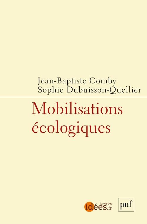Couverture du livre MOBILISATIONS ECOLOGIQUES