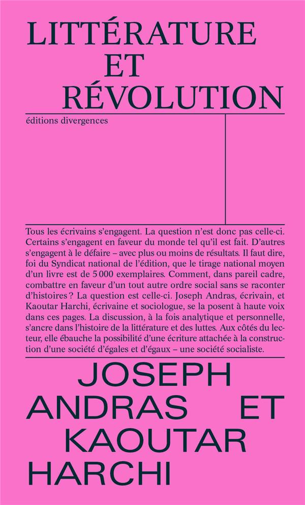 Couverture du livre LITTERATURE ET REVOLUTION