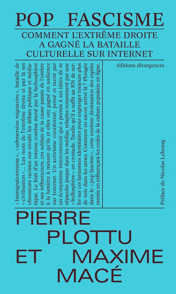 Couverture du livre POP FASCISME - COMMENT L'EXTREME DROITE A GAGNE LA BATAILLE CULTURELLE EN LIGNE