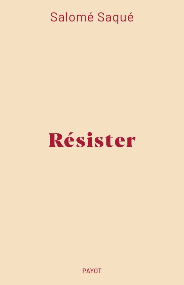 Couverture du livre RESISTER