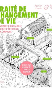 Couverture du livre TRAITE DE CHANGEMENT DE VIE - L'AVENTURE D'UNE FAMILLE EN QUETE D'AUTONOMIE A LA CAMPAGNE