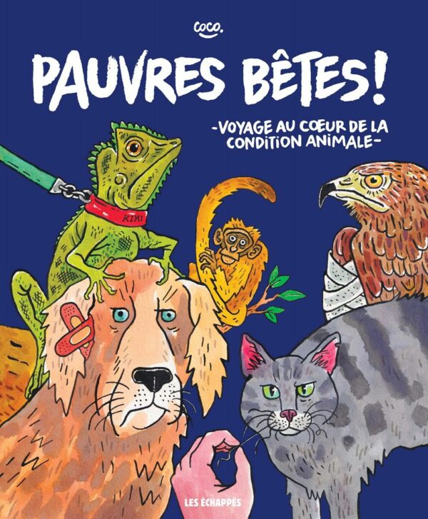 Couverture du livre HORS COLLECTION BD - PAUVRES BETES ! - VOYAGE AU COEUR DE LA CONDITION ANIMALE