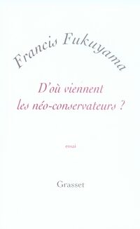 Couverture du livre D'OU VIENNENT LES NEO-CONSERVATEURS ?