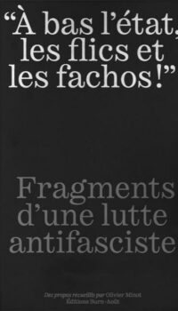 Couverture du livre FRAGMENTS D'UNE LUTTE ANTIFASCISTE