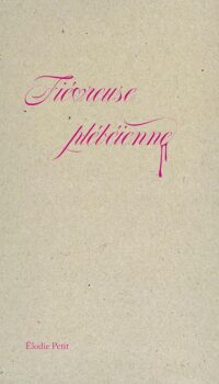 Couverture du livre FIEVREUSE PLEBEIENNE