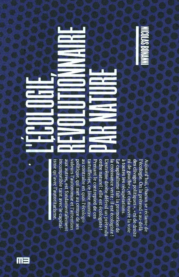 Couverture du livre L'ECOLOGIE