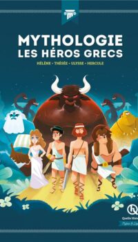 Couverture du livre MYTHOLOGIE LES HEROS GRECS - HELENE - THESEE - ULYSSE - HERCULE