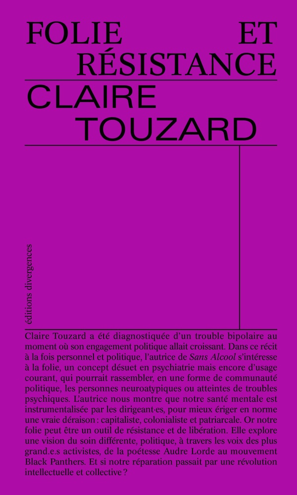 Couverture du livre FOLIE ET RESISTANCE