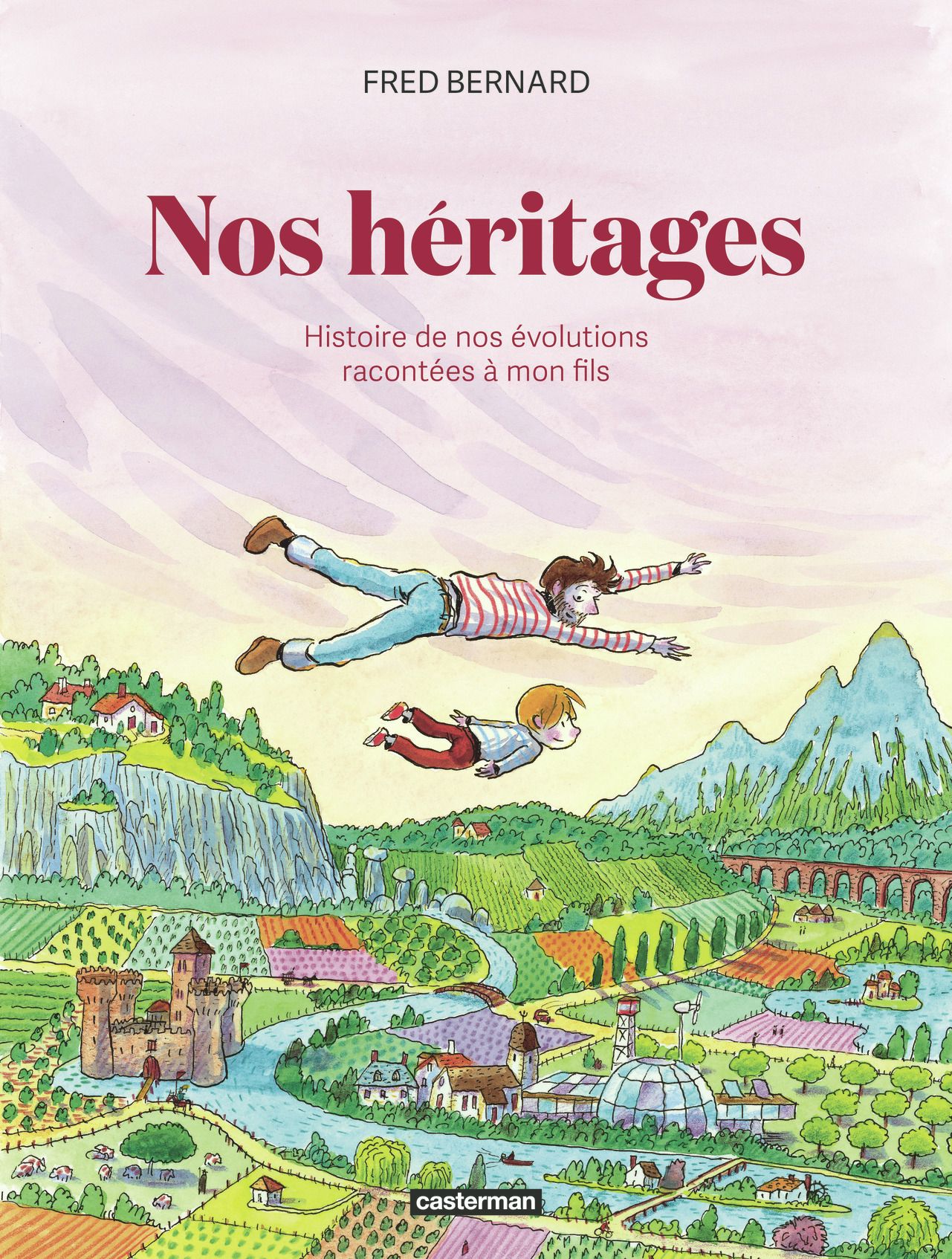 Couverture du livre NOS HERITAGES - UNE HISTOIRE DE NOS REVOLUTIONS RACONTEE A MON FILS