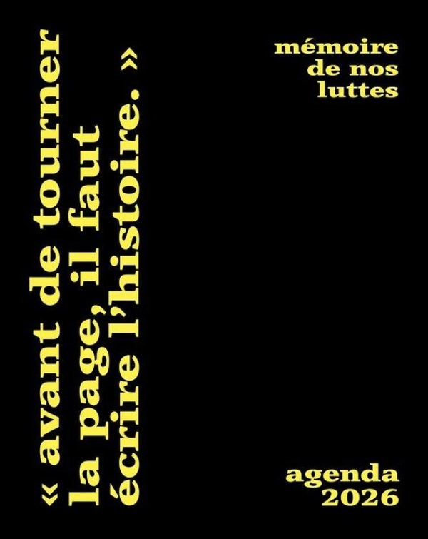 Couverture du livre L'AGENDA DES LUTTES 2026