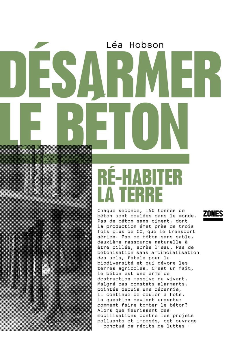 Couverture du livre DESARMER LE BETON - RE-HABITER LA TERRE