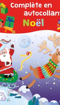 Couverture du livre COMPLETE EN AUTOCOLLANTS NOEL