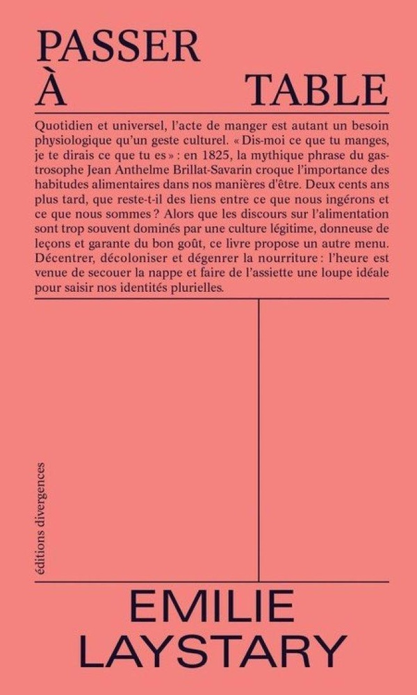 Couverture du livre PASSER A TABLE