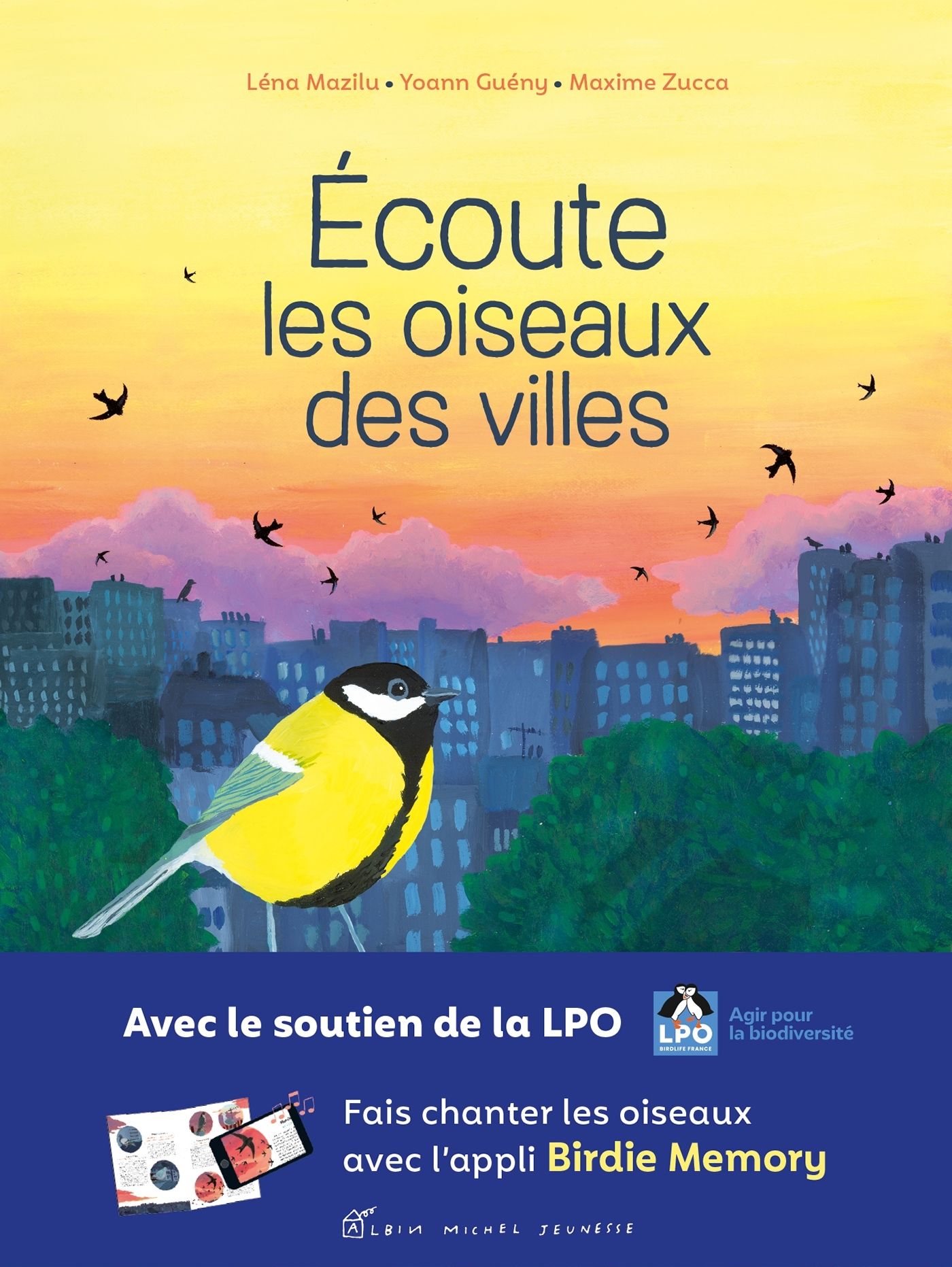 Couverture du livre ECOUTE LES OISEAUX DES VILLES