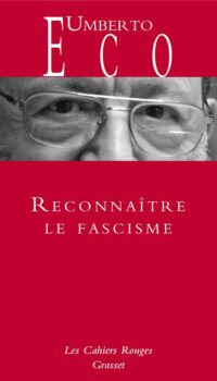 Couverture du livre RECONNAITRE LE FASCISME