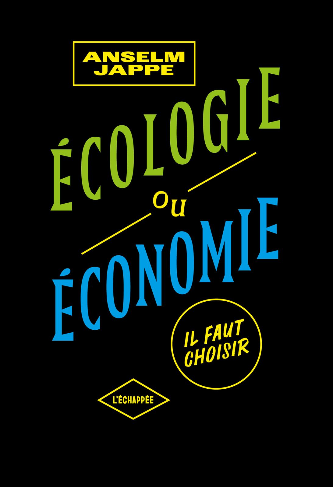 Couverture du livre ECOLOGIE OU ECONOMIE