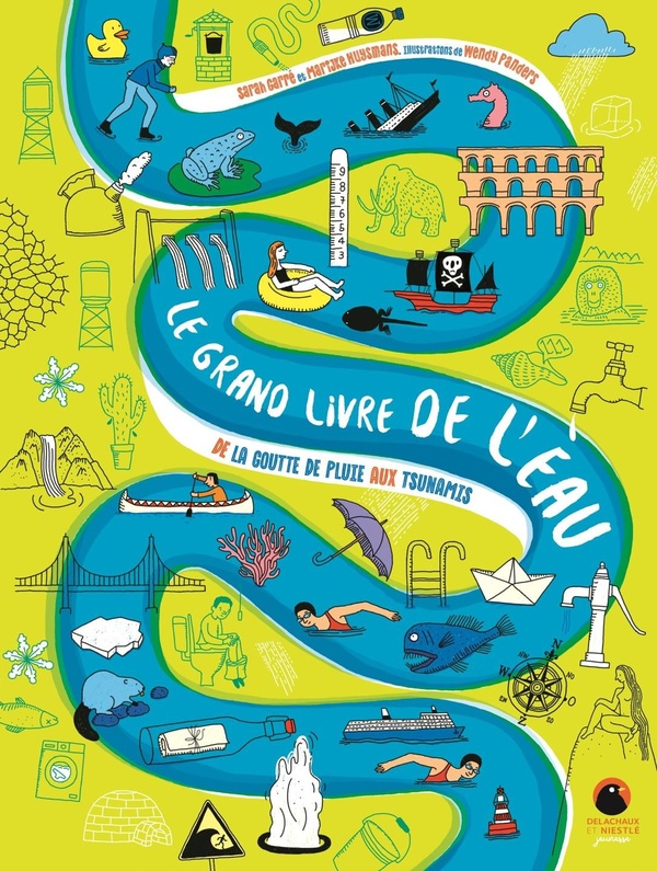 Couverture du livre LE GRAND LIVRE DE L'EAU - DE LA GOUTTE DE PLUIE AUX TSUNAMIS