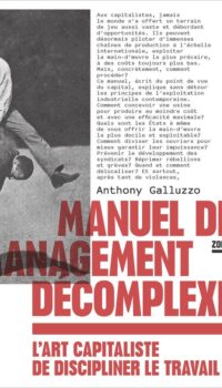 Couverture du livre MANUEL DE MANAGEMENT DECOMPLEXE - L'ART CAPITALISTE DE DISCIPLINER LE TRAVAIL