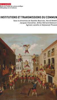 INSTITUTIONS ET TRANSMISSIONS DU COMMUN