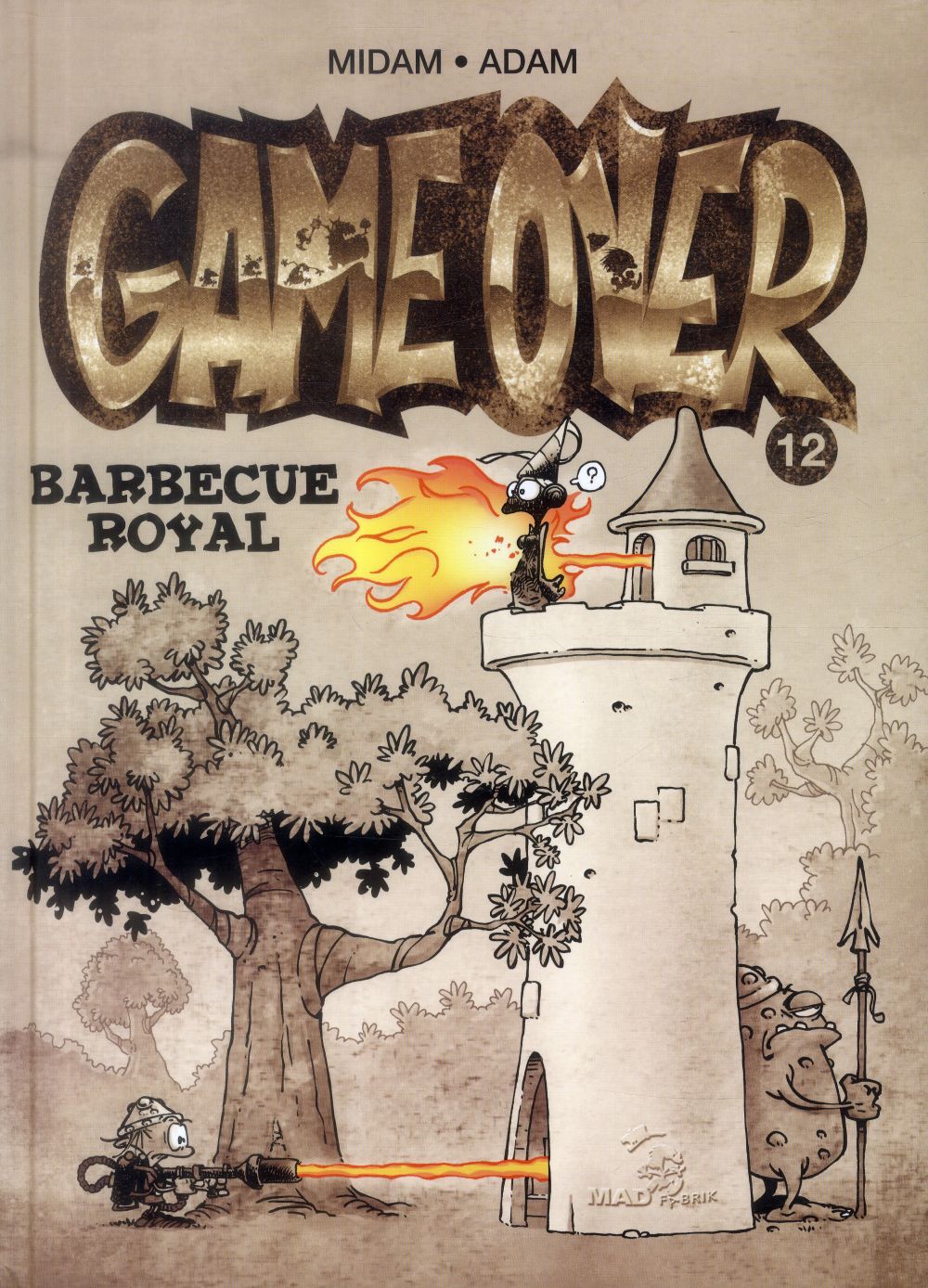 Couverture du livre GAME OVER - TOME 12 - BARBECUE ROYAL