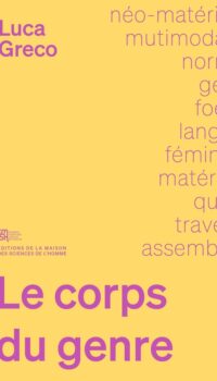 Couverture du livre LE CORPS DU GENRE