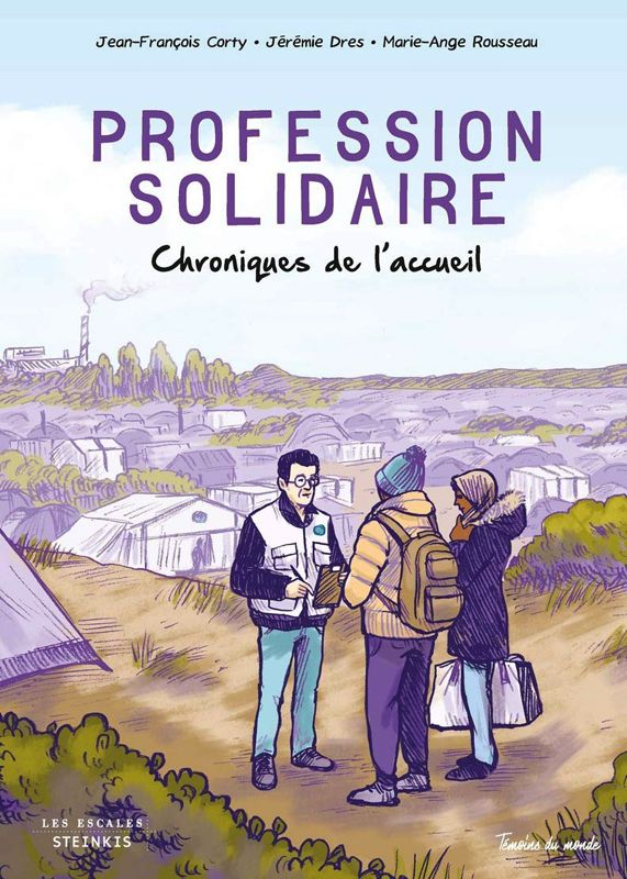 Couverture du livre PROFESSION SOLIDAIRE - CHRONIQUES DE L'ACCEUIL