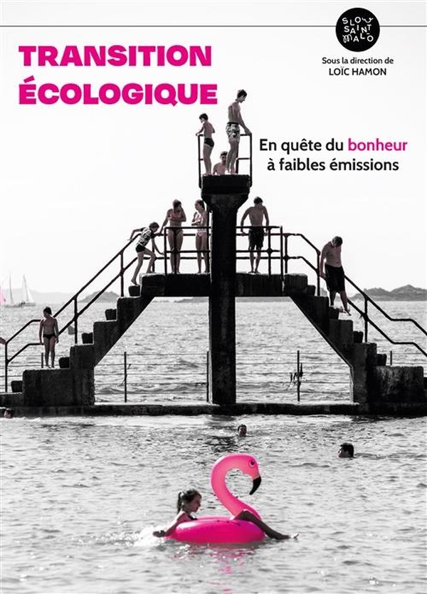 Couverture du livre TRANSITION ECOLOGIQUE : EN QUETE DU BONHEUR A FAIBLES EMISSIONS