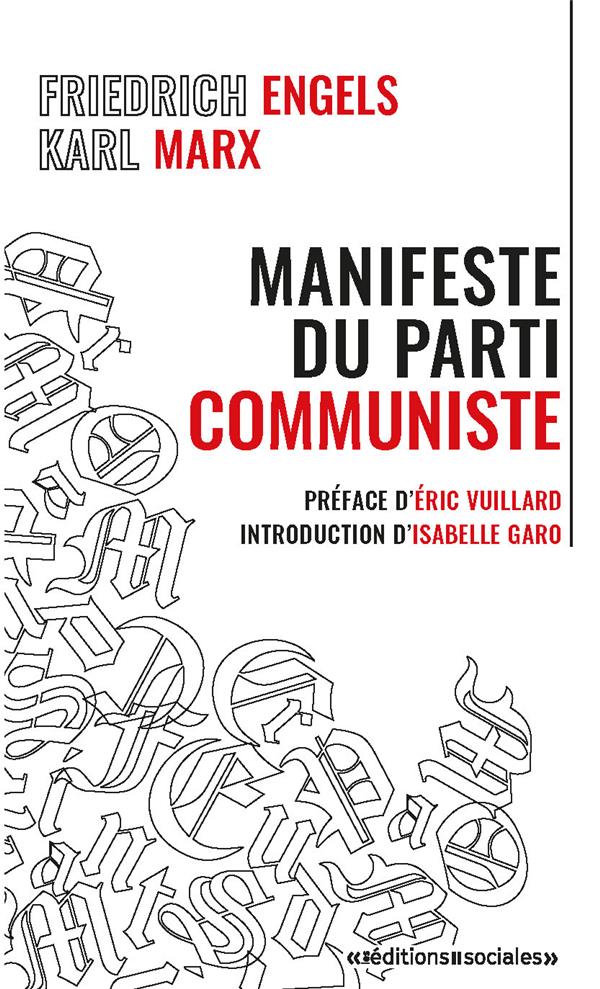 Couverture du livre MANIFESTE DU PARTI COMMUNISTE