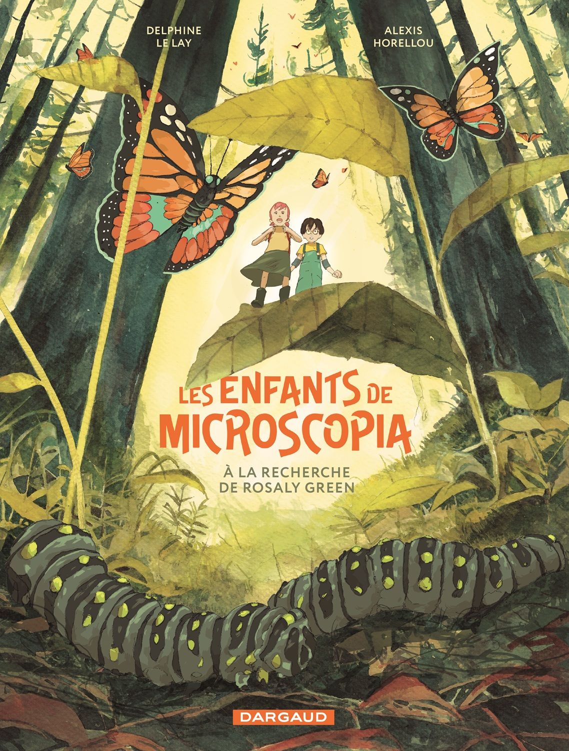 Couverture du livre LES ENFANTS DE MICROSCOPIA - TOME 1 - A LA RECHERCHE DE ROSALY GREEN