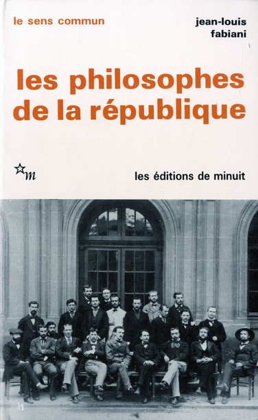 Couverture du livre LES PHILOSOPHES DE LA REPUBLIQUE
