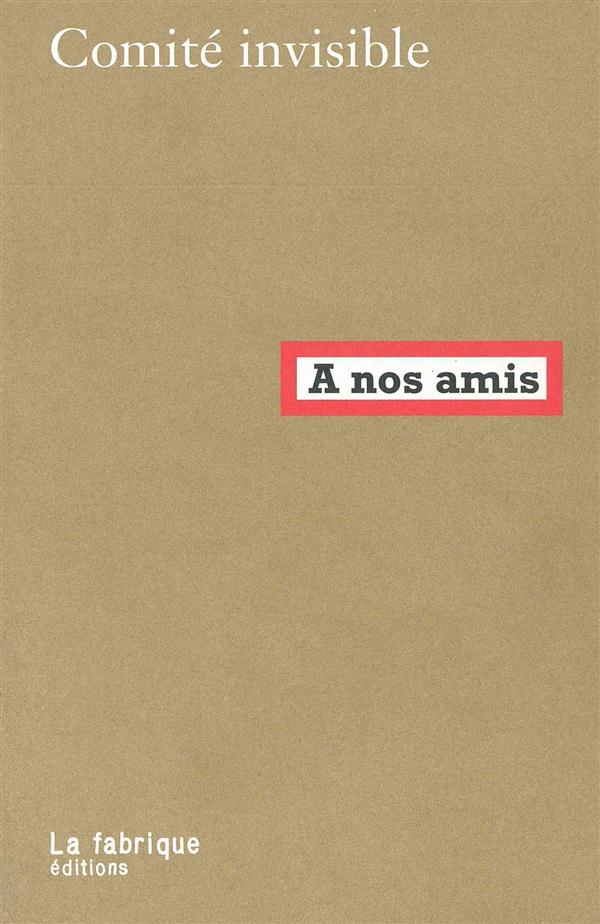 Couverture du livre A NOS AMIS