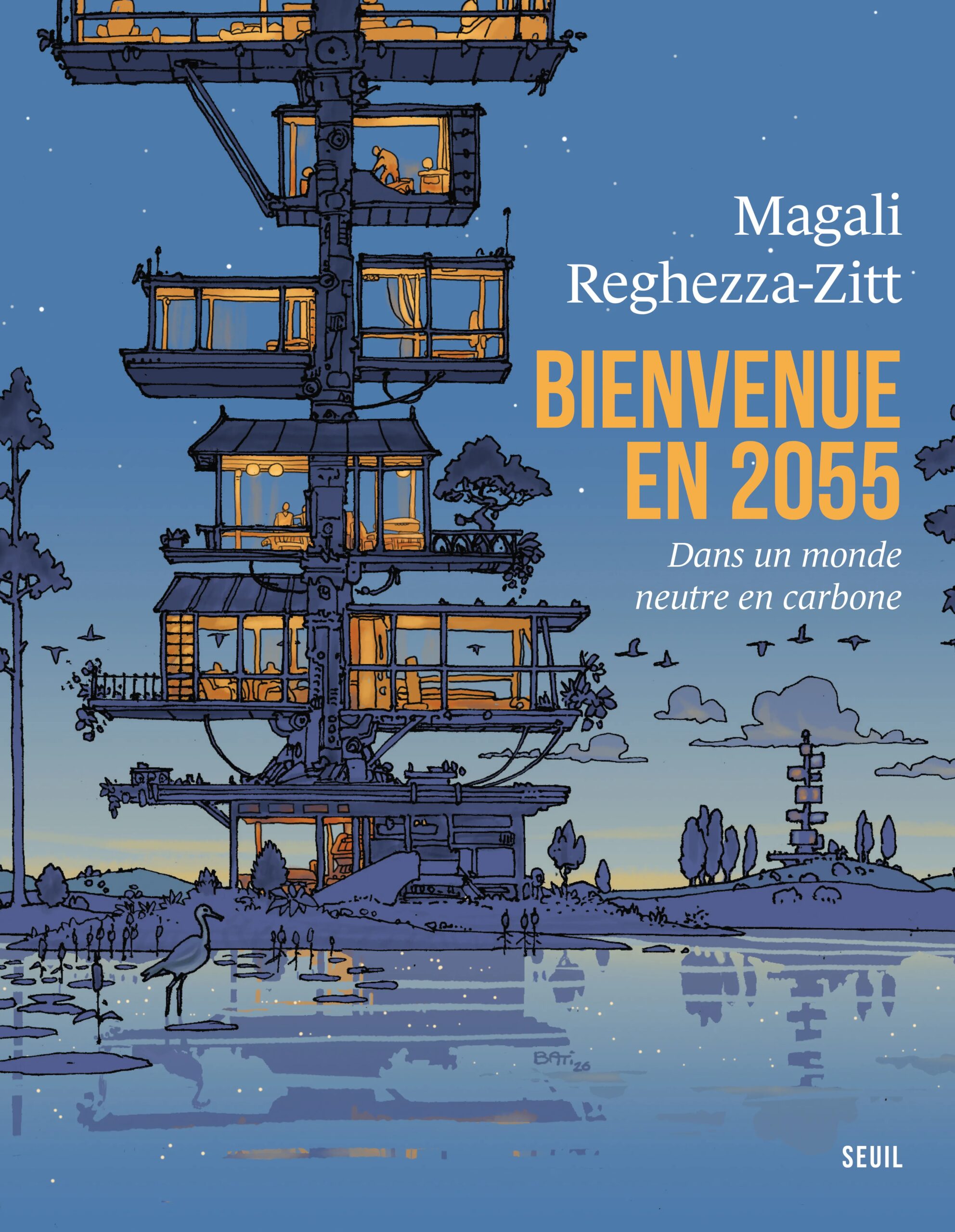Couverture du livre BIENVENUE EN 2055 - DANS UN MONDE NEUTRE EN CARBONE