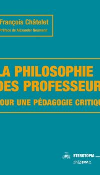 Couverture du livre LA PHILOSOPHIE DES PROFESSEURS