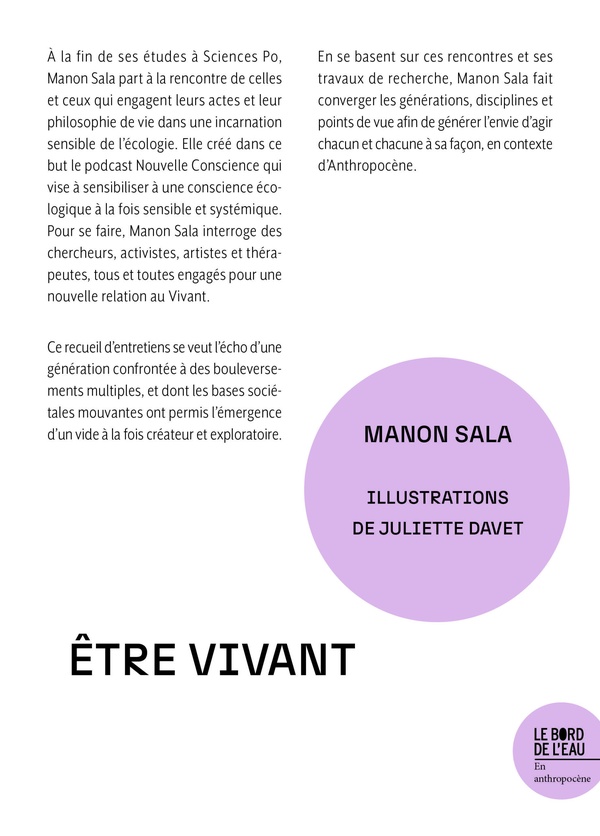 Couverture du livre ETRE VIVANT
