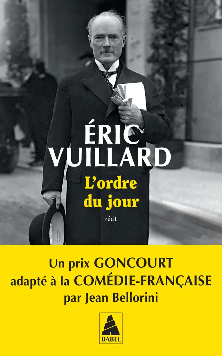 Couverture du livre L'ORDRE DU JOUR