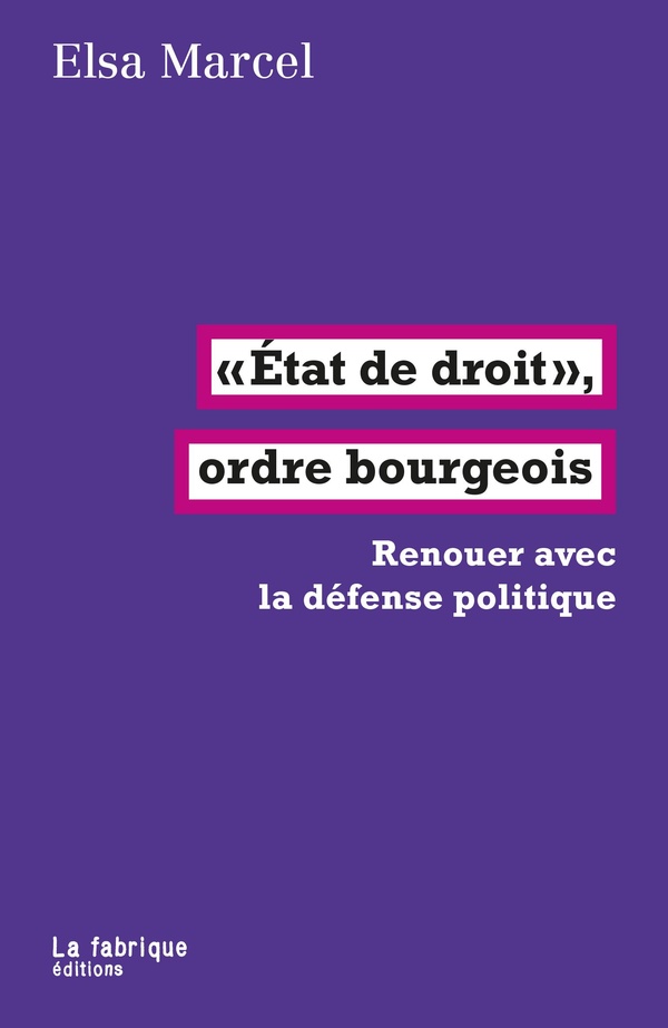 Couverture du livre ETAT DE DROIT