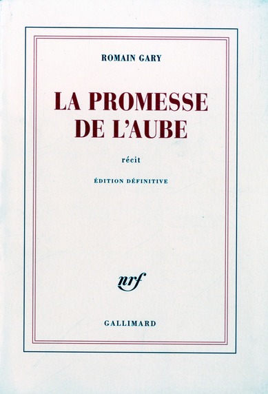 Couverture du livre LA PROMESSE DE L'AUBE