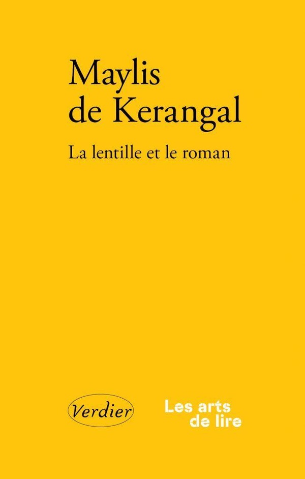 Couverture du livre LA LENTILLE ET LE ROMAN