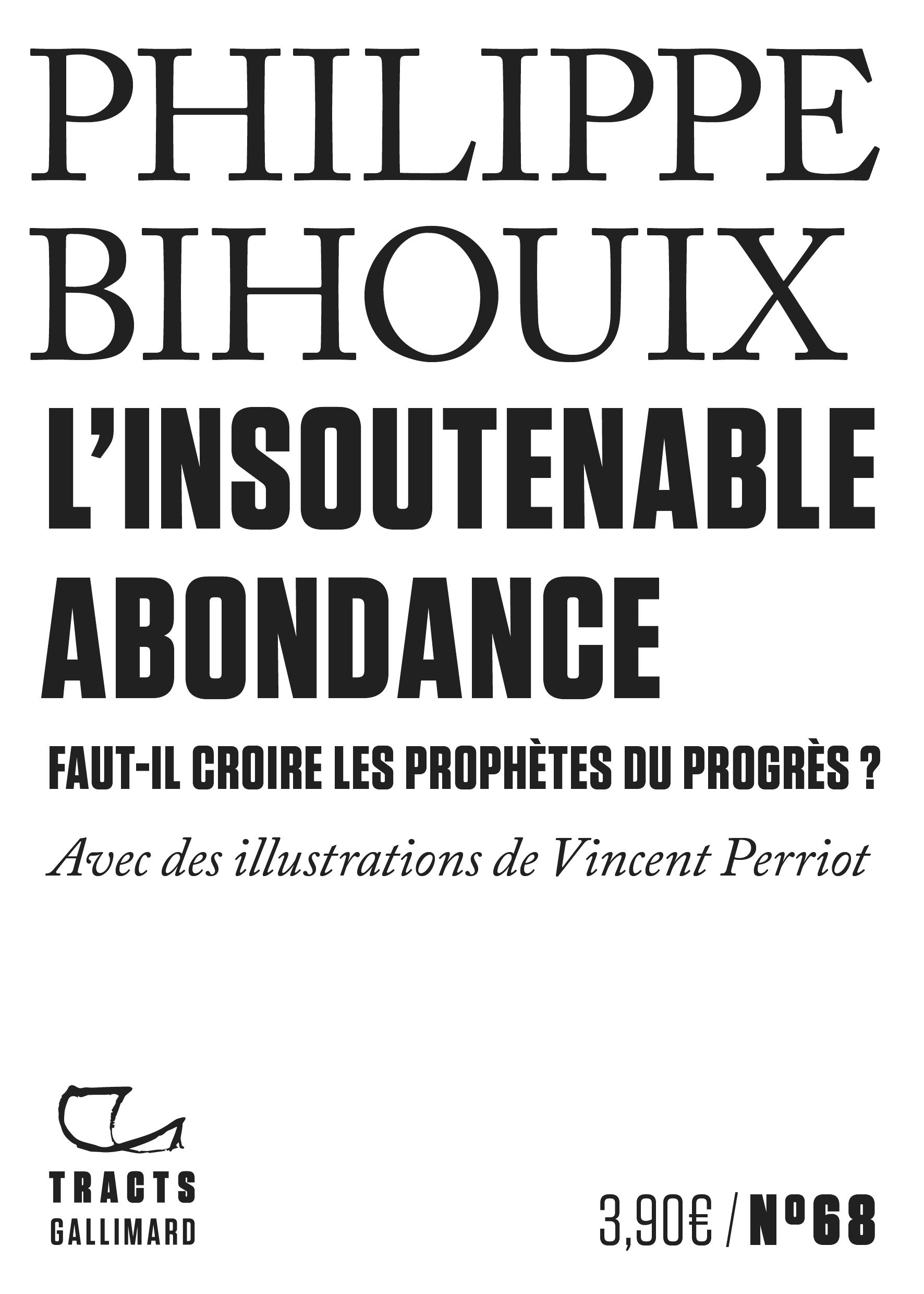 Couverture du livre L'INSOUTENABLE ABONDANCE - FAUT-IL CROIRE LES PROPHETES DU PROGRES ?