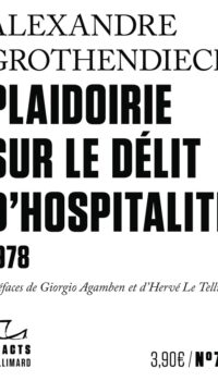Couverture du livre PLAIDOIRIE SUR LE DELIT D'HOSPITALITE - 1978