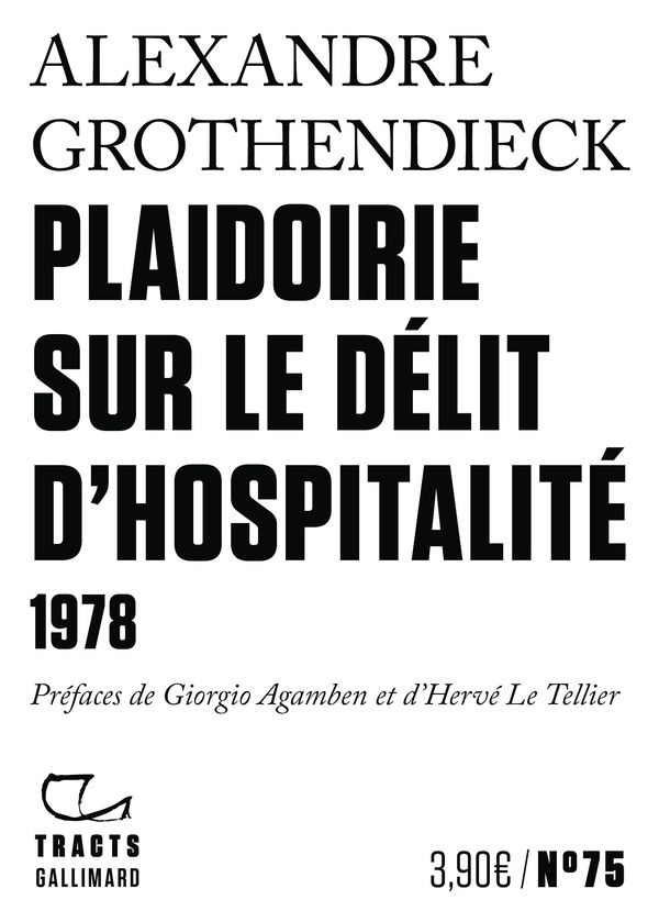 Couverture du livre PLAIDOIRIE SUR LE DELIT D'HOSPITALITE - 1978
